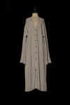 Mutedance 24 Autumn and Winter Long Cashmere Cardigan MD-MD24FW144-GRAY